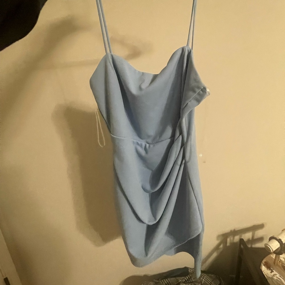 Blue Mini Dress - Picture 4 of 5